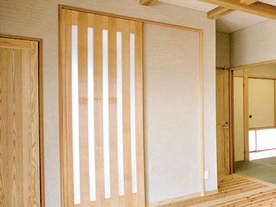 建具類にも素肌にやさしい自然素材をふんだんに使用。戸建住宅、マンションリフォームなど、専用設計のオリジナルデザインでお届けします。|株式会社未来住建|安城市|注文住宅・マンションリフォーム・定期借地権付分譲