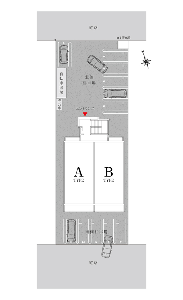 リブレ桜井駅東の配置図|株式会社未来住建|安城市|注文住宅・マンションリフォーム・定期借地権付分譲